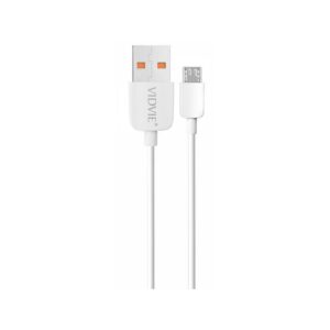 Kabel VIDVIE CB412-2 USB/Micro 2.1A, 2m biały