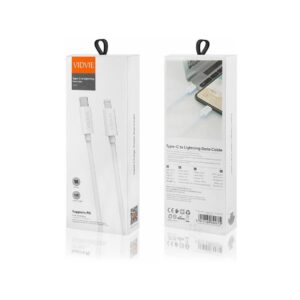 Kabel VIDVIE CB477 Type C/iPhone 18W PD, 2A, 1m szary