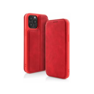 Kabura VINTAGE BOOK do Apple iPhone XS MAX czerwony