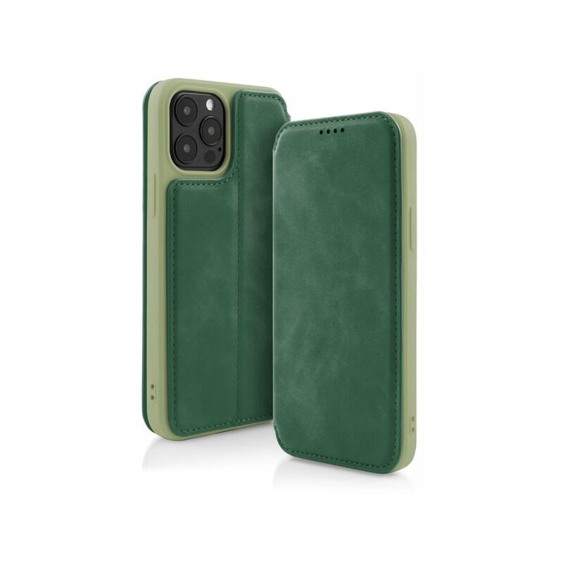 Kabura VINTAGE BOOK do Apple iPhone XS MAX zielony