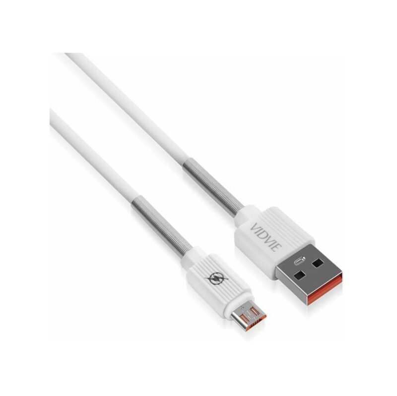 Kabel VIDVIE C510 USB/Micro 3,1A, 1m biały