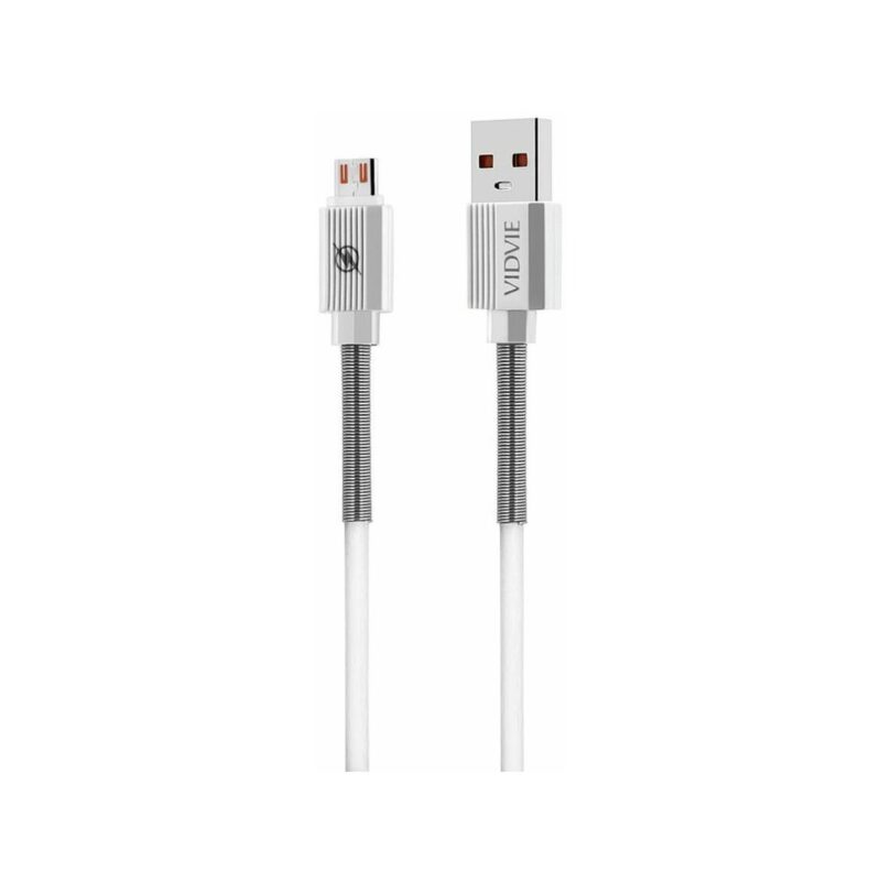 Kabel VIDVIE C510 USB/Micro 3,1A, 1m biały