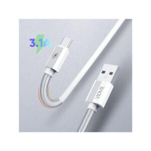 Kabel VIDVIE C510 USB/Micro 3,1A, 1m biały