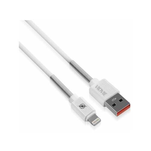 Kabel VIDVIE C510 USB/iPhone 3,1A, 1m biały