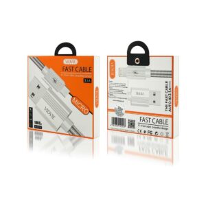 Kabel VIDVIE C510 USB/Type C 3,1A, 1m biały