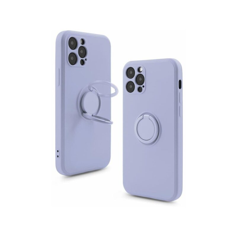 Etui FINGER RING do Samsung S21+ fioletowy