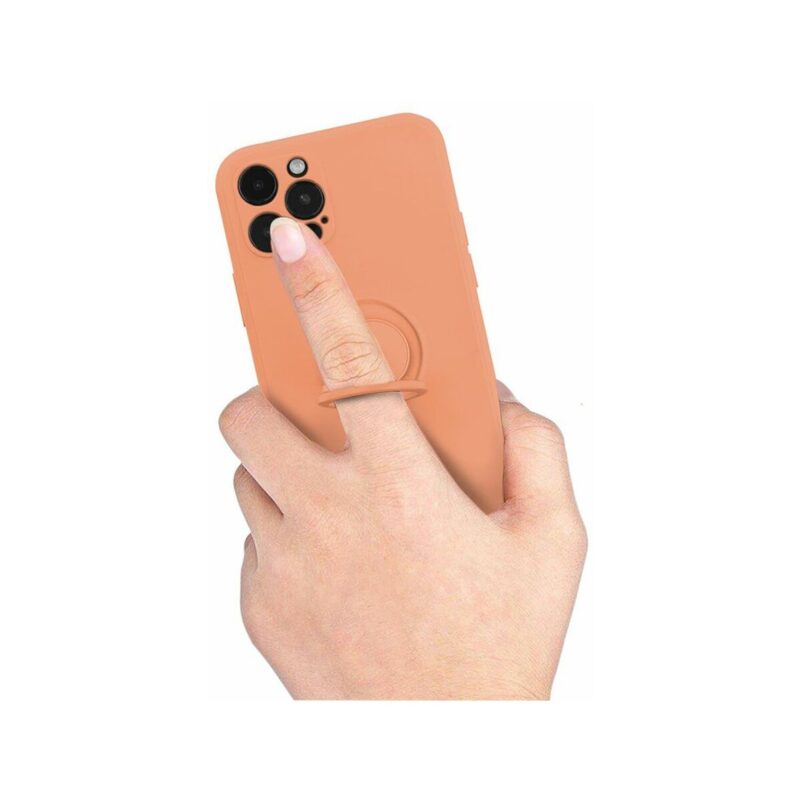 Etui FINGER RING do Apple iPhone 11 PRO MAX pomarańczowy