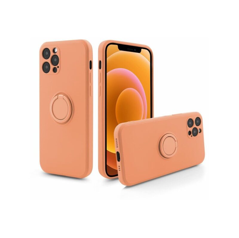 Etui FINGER RING do Apple iPhone 11 PRO MAX pomarańczowy