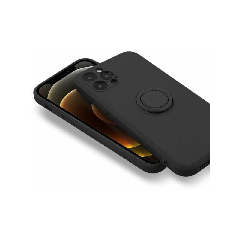 Etui FINGER RING do Samsung A42 5G czarny