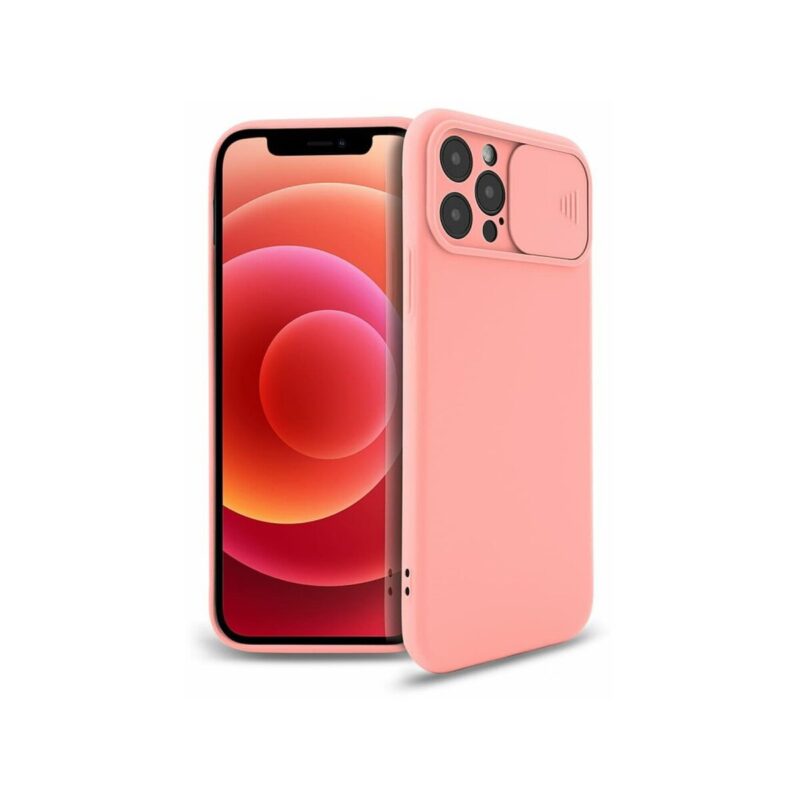 Etui CAMERA PROTECT do Apple iPhone 12 różowy