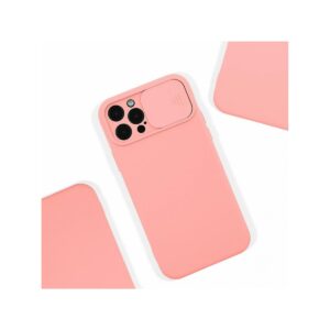 Etui CAMERA PROTECT do Apple iPhone 12 różowy