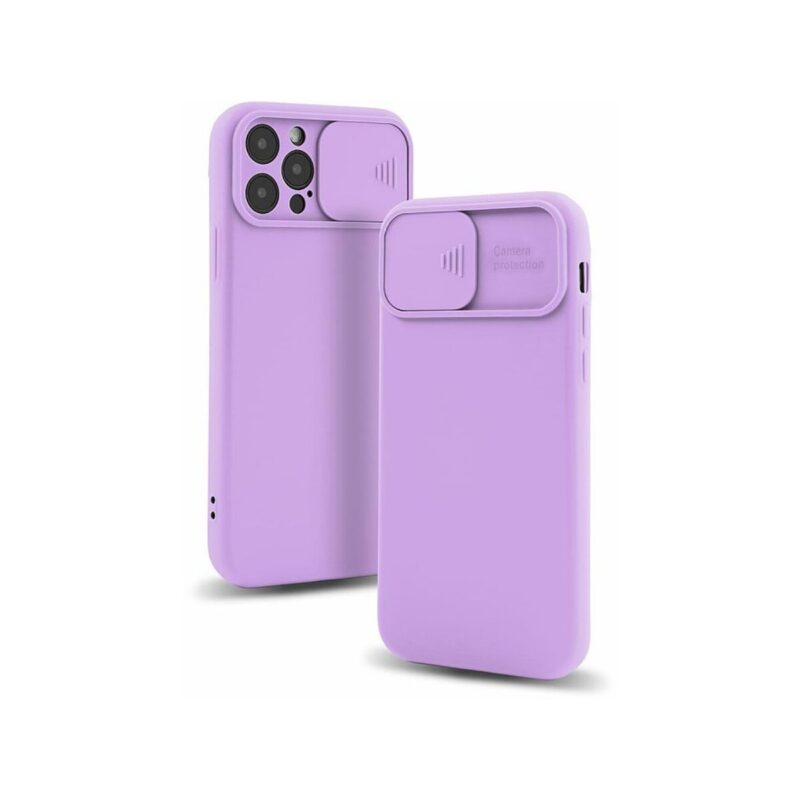 Etui CAMERA PROTECT do Apple iPhone 12 fioletowy