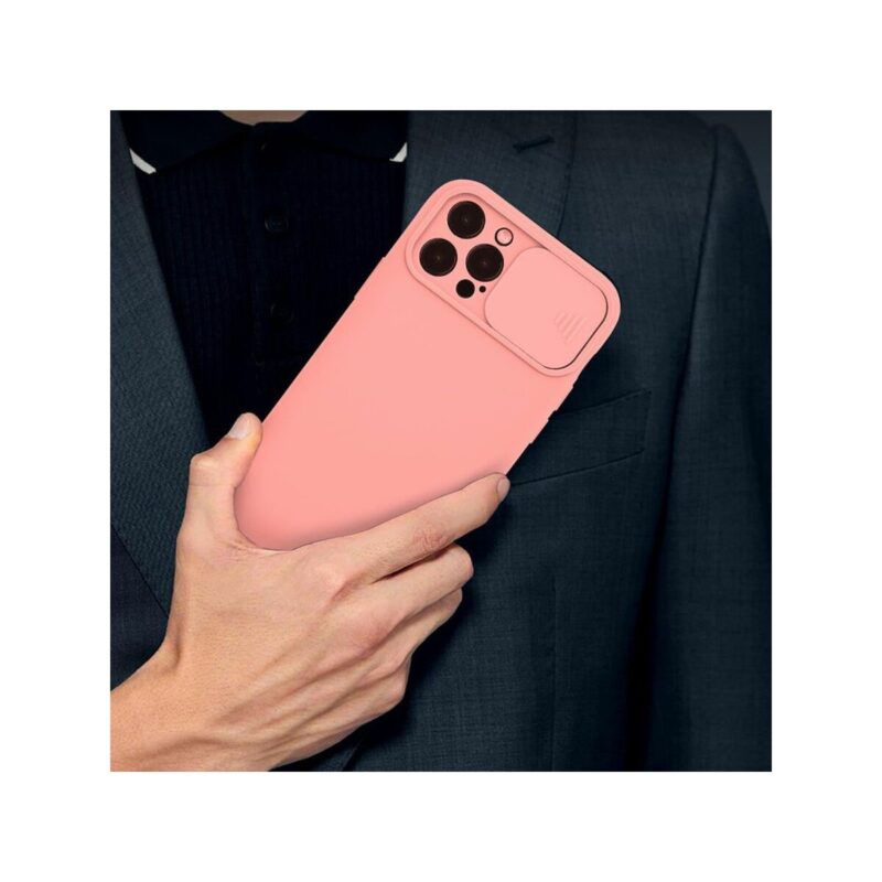 Etui CAMERA PROTECT do Samsung S21+ różowy