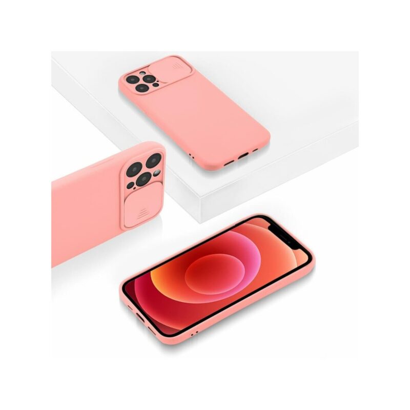 Etui CAMERA PROTECT do Samsung A42 5G różowy