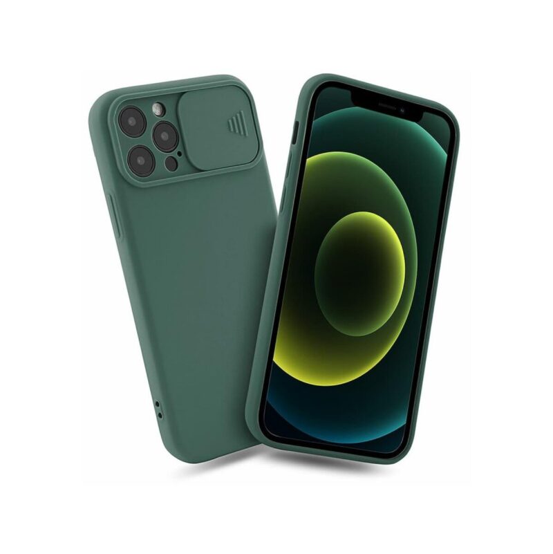 Etui CAMERA PROTECT do Apple iPhone 12 PRO zielony