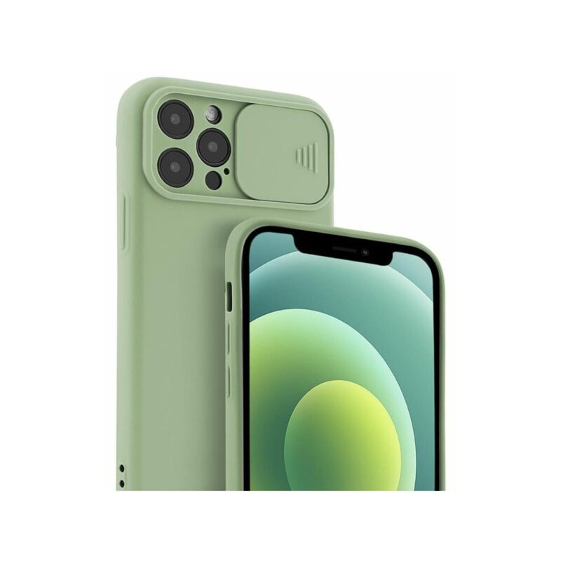 Etui CAMERA PROTECT do Apple iPhone 12 PRO MAX zielony