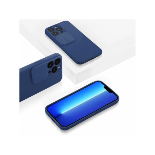 Etui CAMERA PROTECT do Apple iPhone 13 PRO granatowy