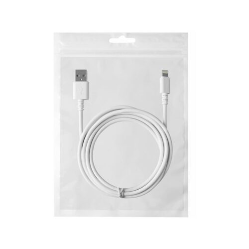 Kabel REVERSE USB/iPhone 3A, 1.5m biały BAG