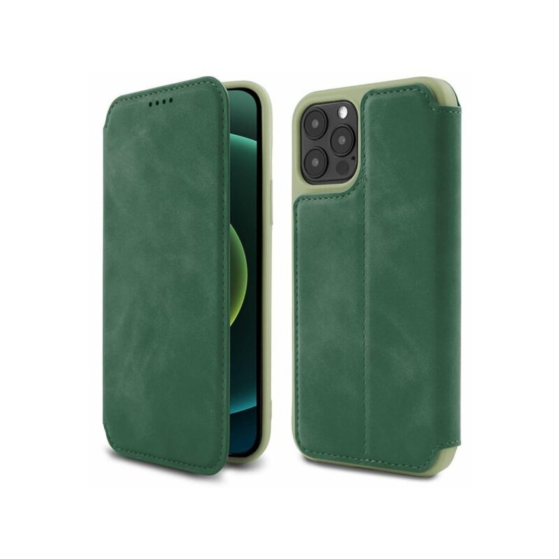 Kabura VINTAGE BOOK do Apple iPhone 13 MINI zielony