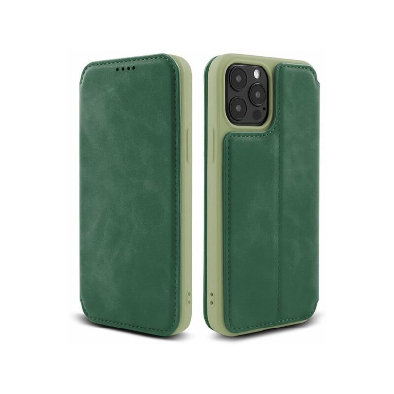 Kabura VINTAGE BOOK do Apple iPhone 13 MINI zielony