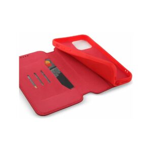 Kabura VINTAGE BOOK do Apple iPhone 13 czerwony