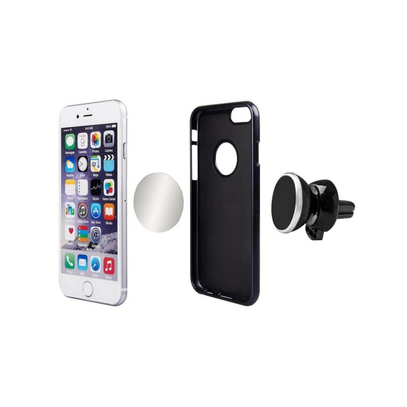 Uchwyt samochodowy REVERSE YC027 do kratki magnetyczny czarny