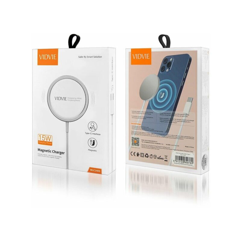 Ładowarka sieciowa indukcyjna VIDVIE WLC1405