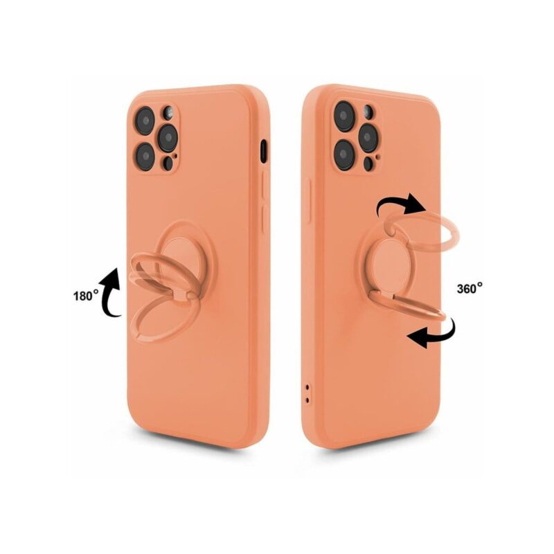 Etui FINGER RING do Xiaomi 11T/11T PRO pomarańczowy