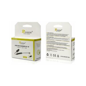 Ładowarka samochodowa REVERSE CC-21 1xUSB + kabel Typ C 2.1A czarny