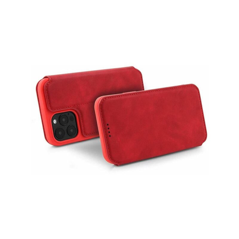 Kabura VINTAGE BOOK do Xiaomi REDMI 10 czerwony