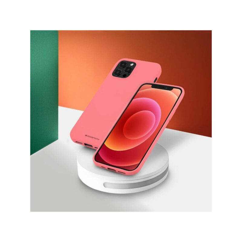 Etui MERCURY Soft Feeling do Apple iPhone 12 PRO MAX różowy