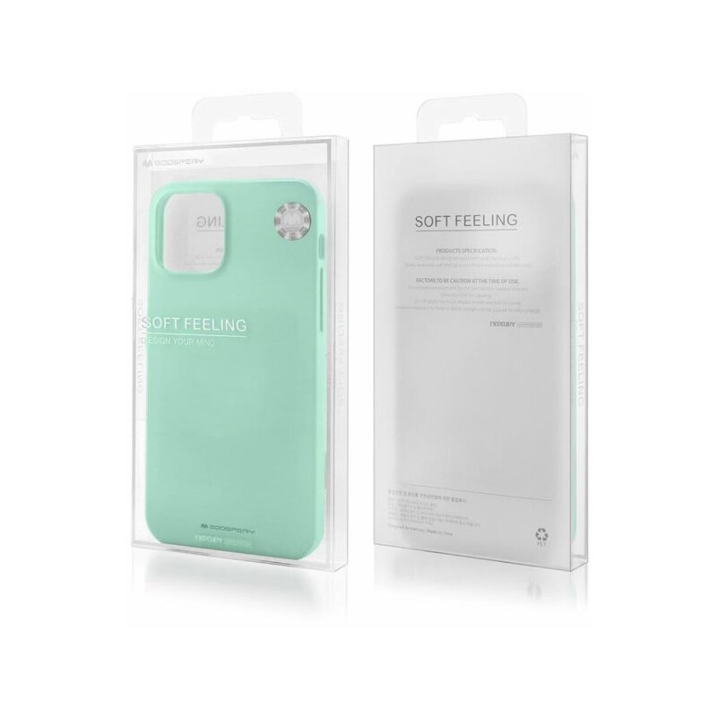 Etui MERCURY Soft Feeling do Motorola MOTO G9+ miętowy