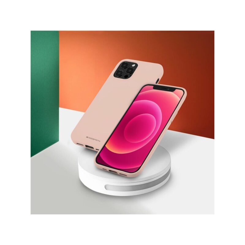 Etui MERCURY Soft Feeling do Motorola MOTO G9+ złoty róż