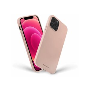 Etui MERCURY Soft Feeling do Motorola MOTO G9+ złoty róż