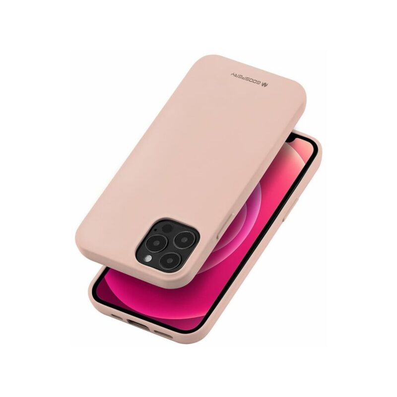Etui MERCURY Soft Feeling do Motorola MOTO G9+ złoty róż
