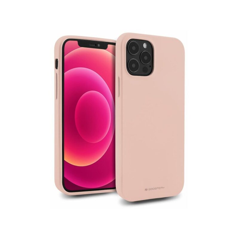 Etui MERCURY Soft Feeling do Motorola MOTO G9+ złoty róż