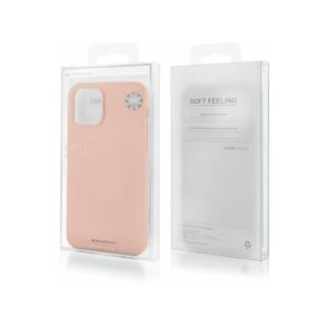 Etui MERCURY Soft Feeling do Motorola MOTO G9+ złoty róż