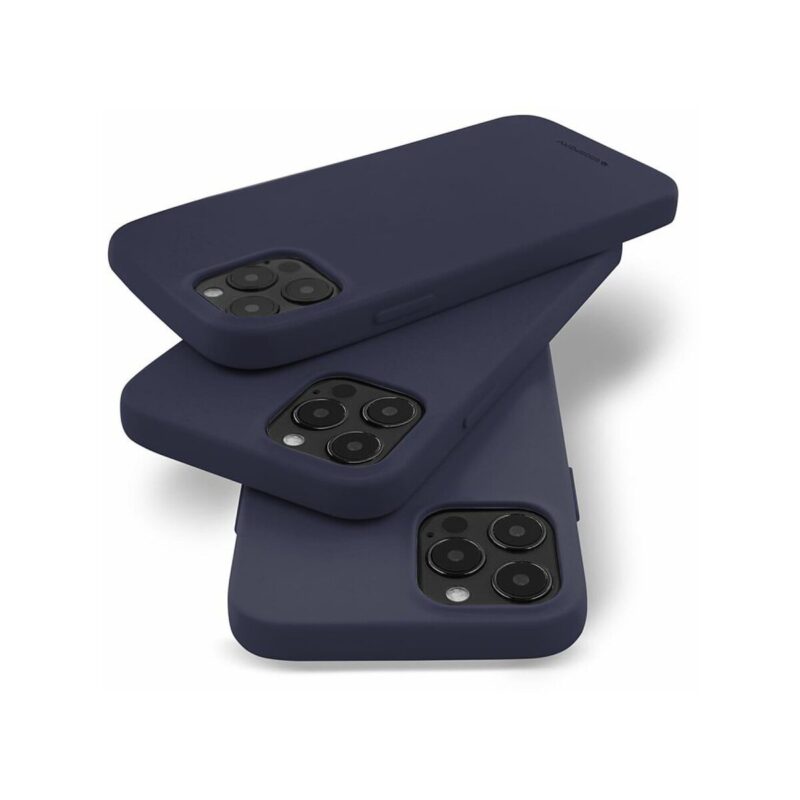 Etui MERCURY Soft Feeling do Apple iPhone 11 PRO MAX HOLE niebieski